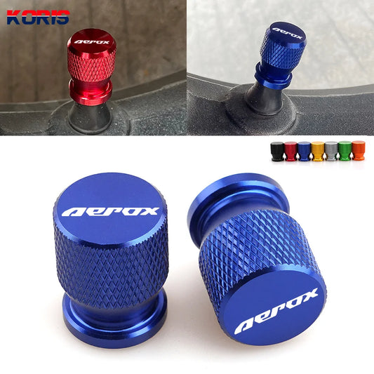 For Yamaha Aerox 155 50 50CC Universal Accessories Wheel Tire Valve Caps Air Port Tyre Stem Cover Motorcycle Parts